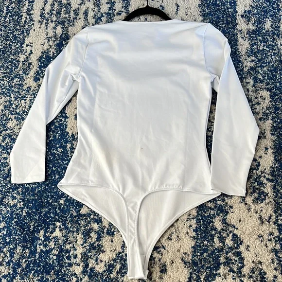 Free People Truth Or Square Bodysuit in White XS - Picture 8 of 9